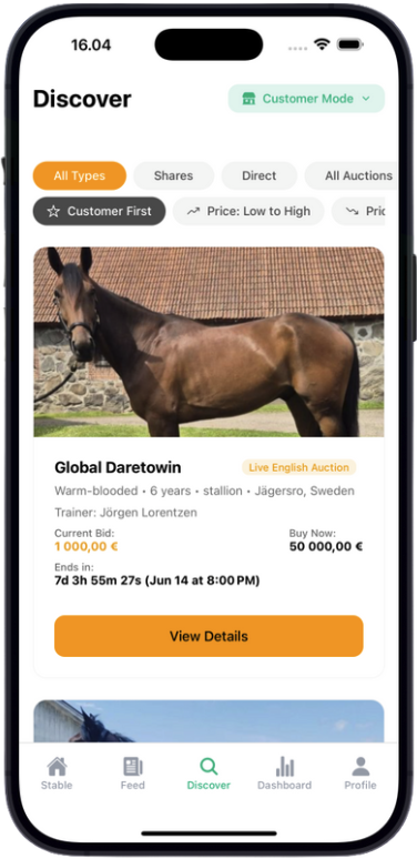 Polle app interface